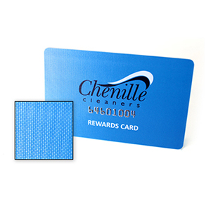canvas business card and gift card finish